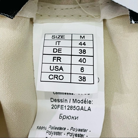 NWT! Beatrice b Gala Crean Trousers Size‎ 6 (44) - Picture 11 of 14